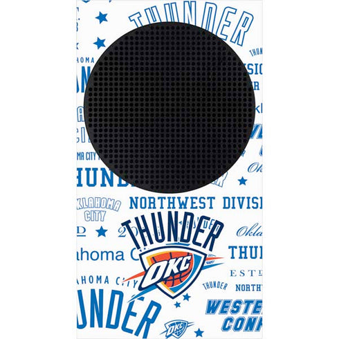 NBA Oklahoma City Thunder Historic Blast Xbox Series S Console Skin